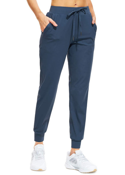 Libin Joggers for Women Tall/Regular/Petite Dance Sweatpants Athletic Workout Trousers Pants Tapered Casual Teacher Yoga Pants for Running Golf Work Cloths, Navy Blue M