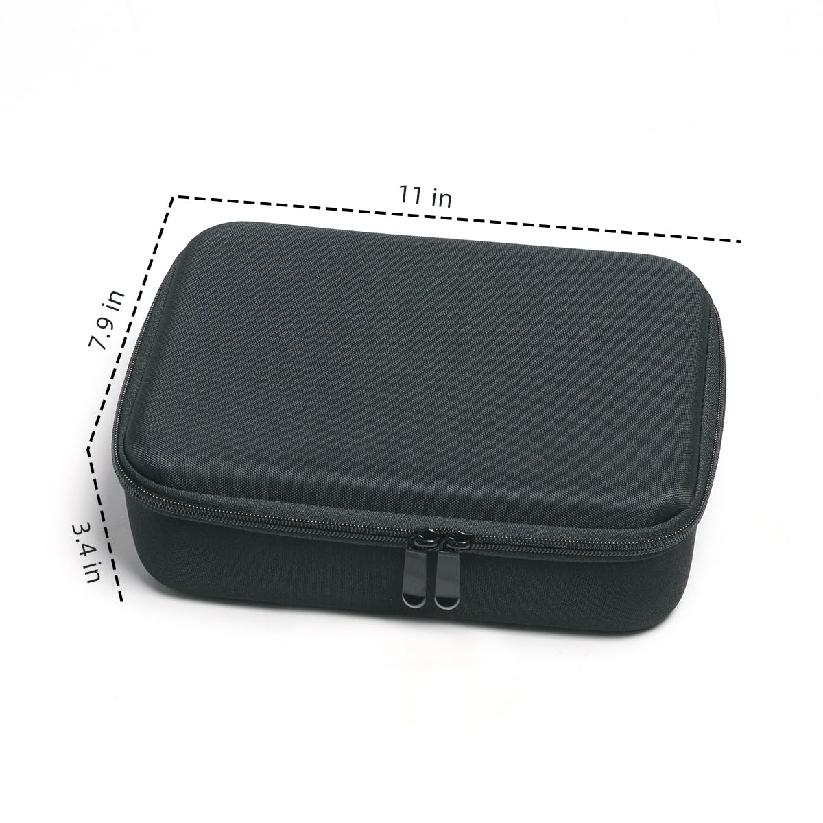 SORNDIF Large Travel Watch Case 5Slot Portable Jewelry Box Versatile Watches Sunglasses Organizer Rings Eyeglasses Zippered Carrying Bag Men