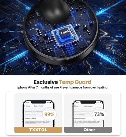 Magnetic Wireless Charger iPhone Stand 15W Fast Mag-Safe Charger for iPhone 16/16 Pro/16 Plus/16 Pro Max/15/14/13/12 Series Apple Magnet Wireless Charging Station/Pad for AirPods