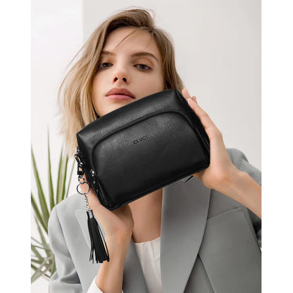 CLUCI Crossbody Bags for Women Trendy, Vegan Leather Shoulder Handbags，Purses for Women with Adjustable Wide Strap