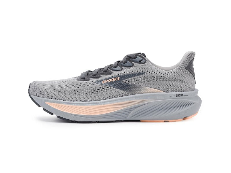 Brooks Women's Ghost 17 Alloy/Blackened Pearl/Peach 10 Medium