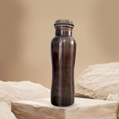 PRURA Sea Creature Printed Copper Water Bottle 32 oz - Leak Proof Ayurvedic Drinkware Copper Vessel for Sports, Gym, Outdoors, Yoga, Office