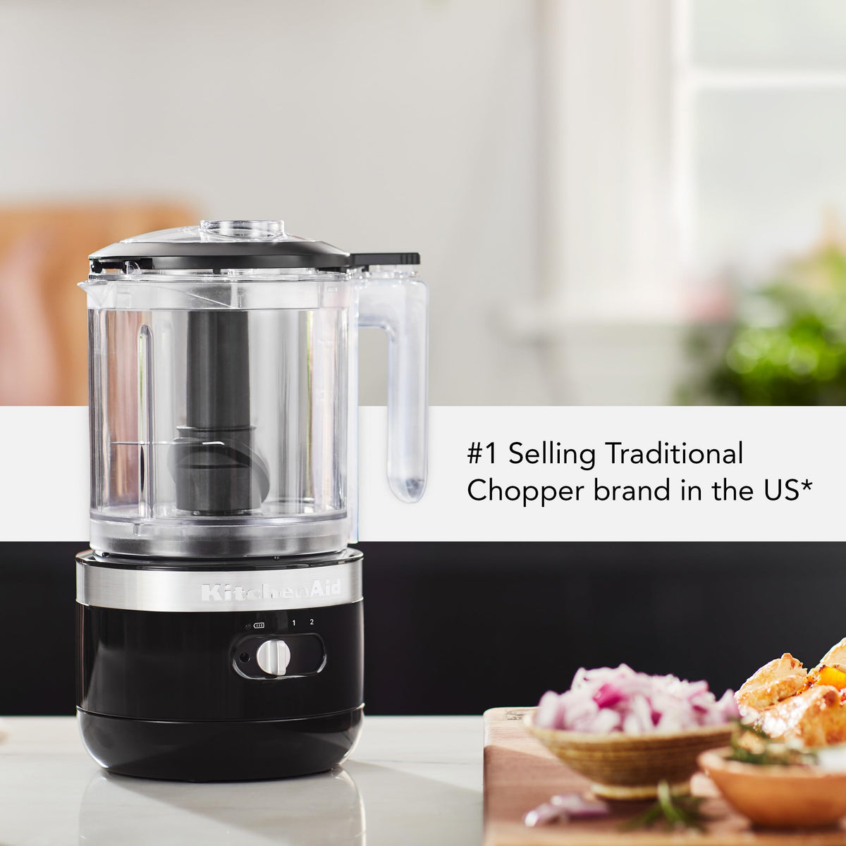 KitchenAid 5 Cup Food Chopper KFC0516ER, Empire Red