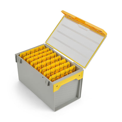Plano EDGE Deep Hang Box, Stores 48 Crankbaits, with Rust-Preventive Rustricor, Dri-Loc Watertight Seal, WaterWick, DuraView Transparent Lid, Stackable Storage for Fishing Organization