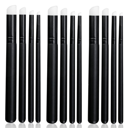 UNIMEIX Mini Blending Brushes for Card Making, Dry Miniature Painting Set Background Blender Paint Brushes Small Detailed Paint Brushes (12 Pack)