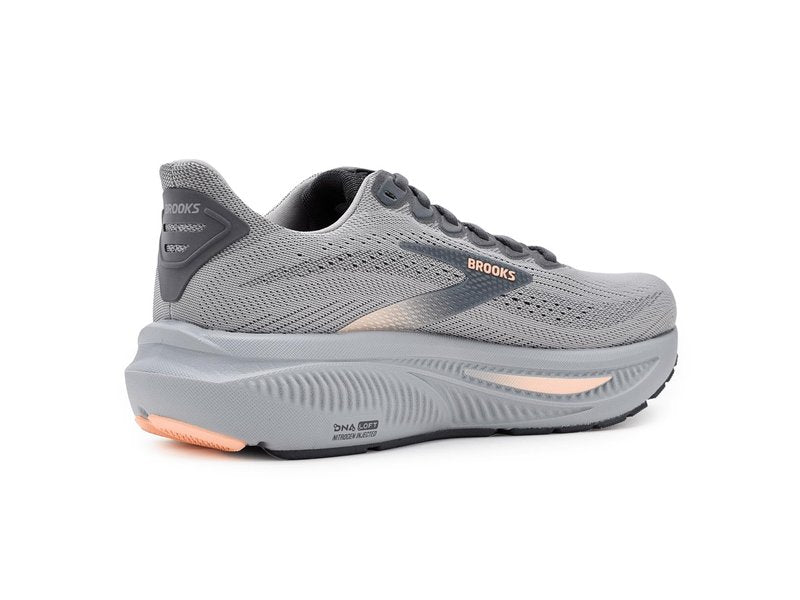 Brooks Women's Ghost 17 Alloy/Blackened Pearl/Peach 8.5 Medium