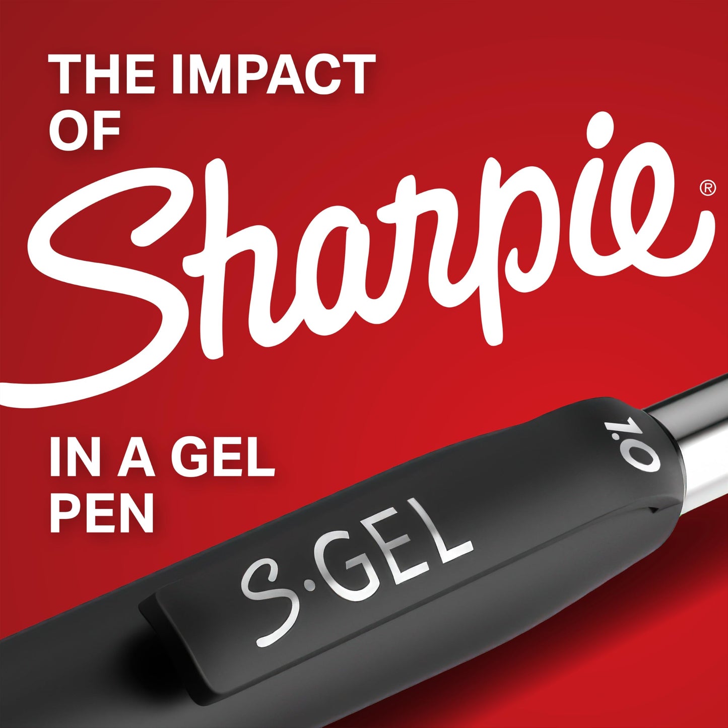 Sharpie S-Gel Refills, Black Gel Ink, Medium Point (0.7mm), 6 Packs of 2ct, 12 Total Refills