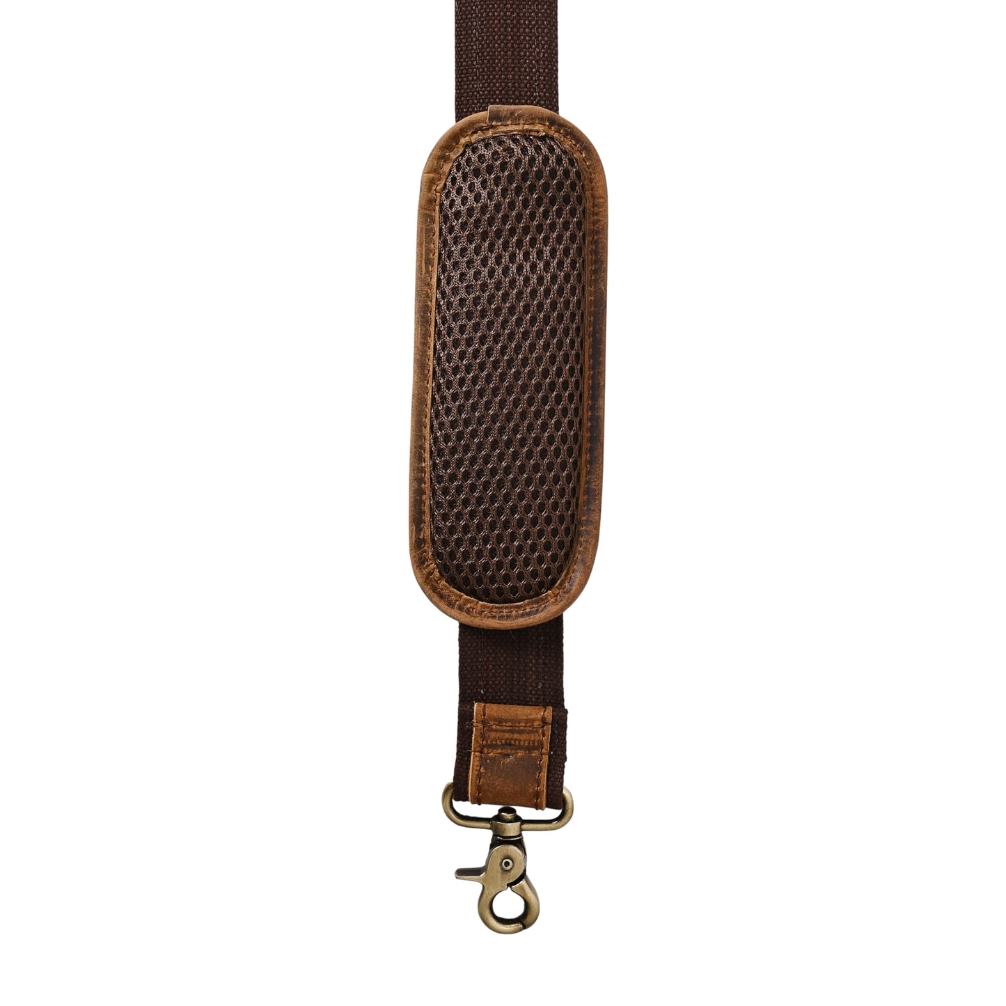 Autentico Premium Tan Leather Travel Bag Strap Adjustable Replacement Shoulder Strap Extra Wide Padded Design for Weekenders, Carry-Ons, Duffels Genuine Leather Comfort (Distress Brown)