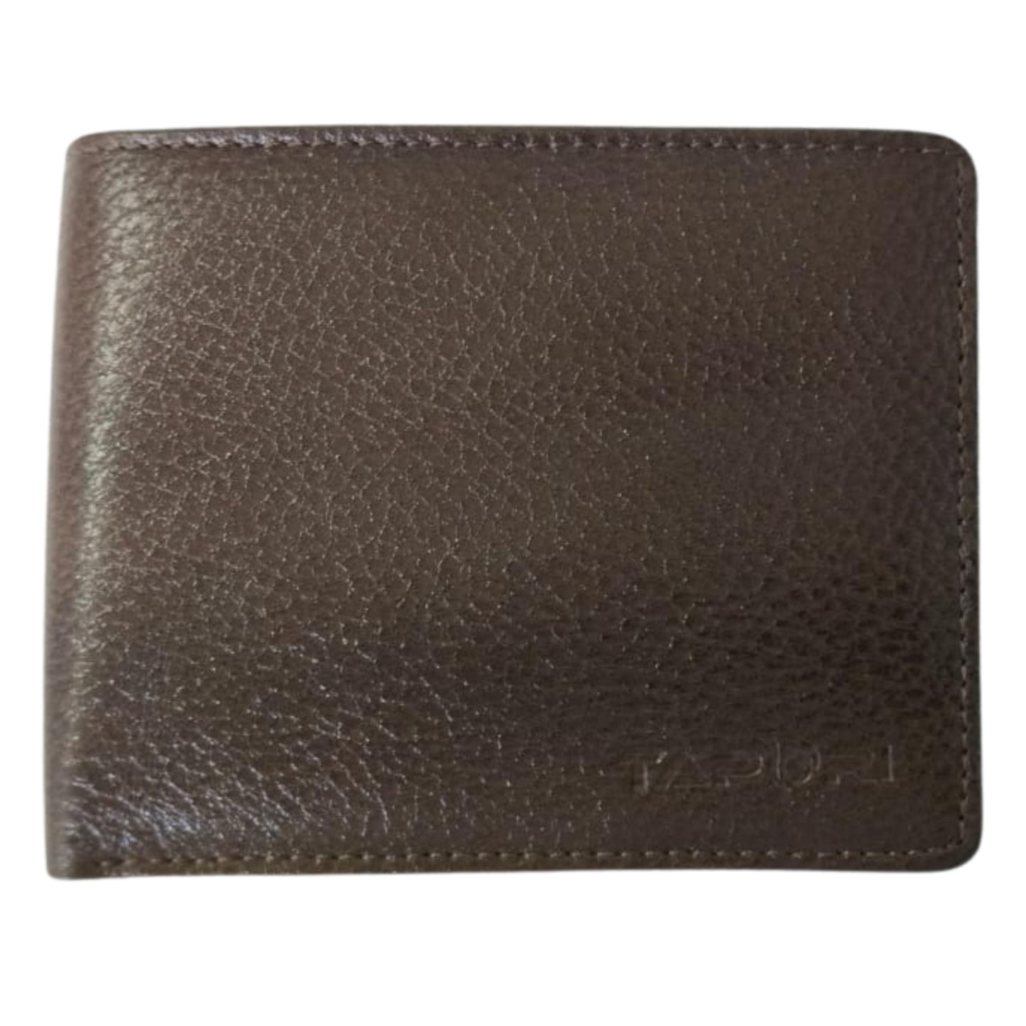 TAPORI Men's Genuine Leather Bifold Wallet Slim RFID Blocking Wallet with Coin Pocket, 6 Card Slots, ID Window, 2 Bill Compartments & Button Closure Durable Everyday Wallet for Men (Tan)