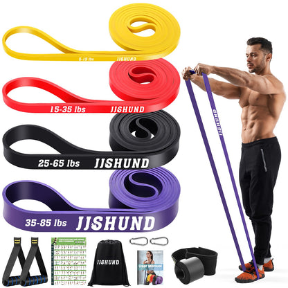 Resistance Bands Set, Pull Up Assistance Bands Pull Up Bands Exercise Bands for Men Women, Workout Bands for Working Out, Muscle Strength Training, Body Stretching