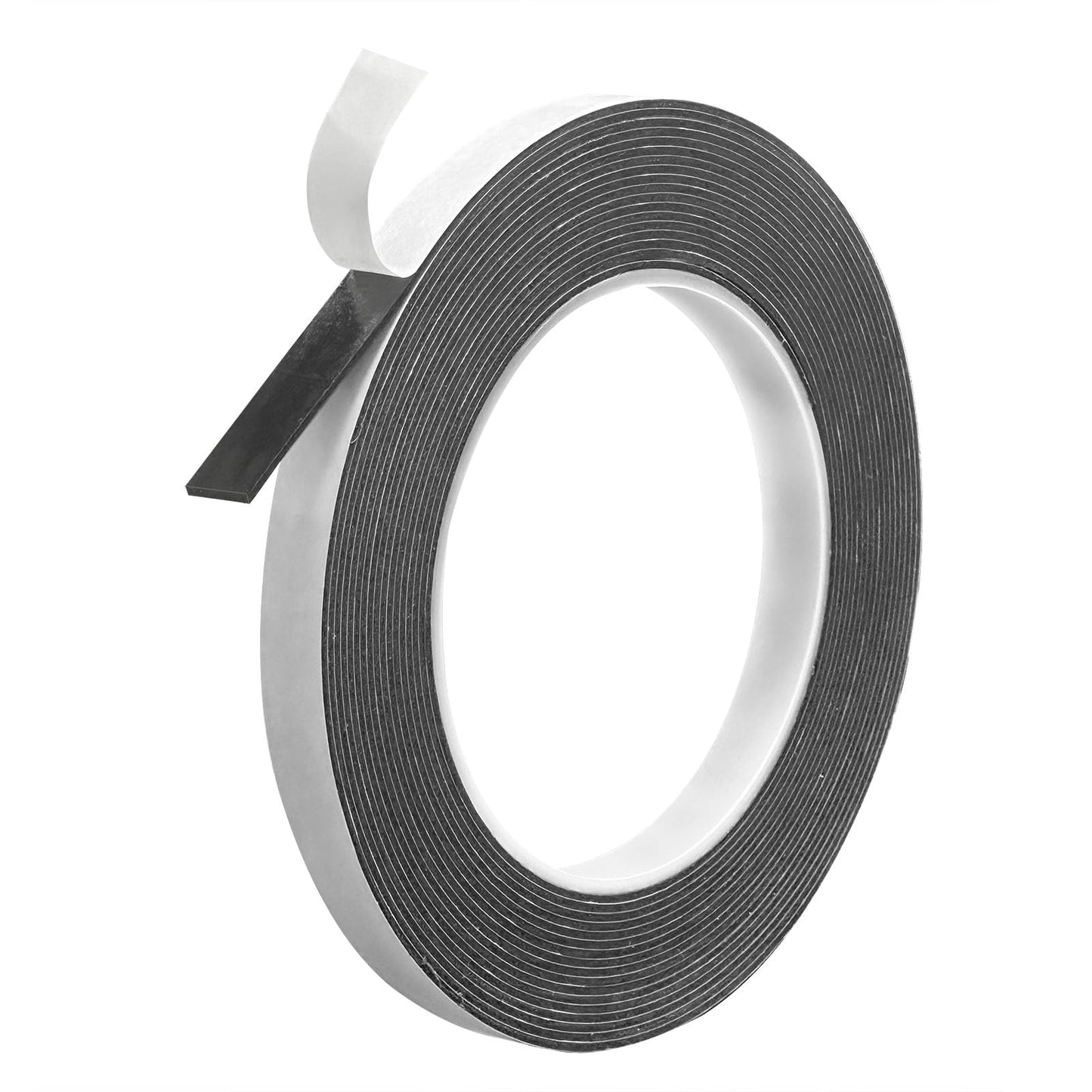 Hasaky Damage Free Removable Wall Tape 18ft, Rug Gripper Heavy Duty Double Sided Tape Black, Picture Hanging Strips Replacement, Mounting Tape Adhesive Strips