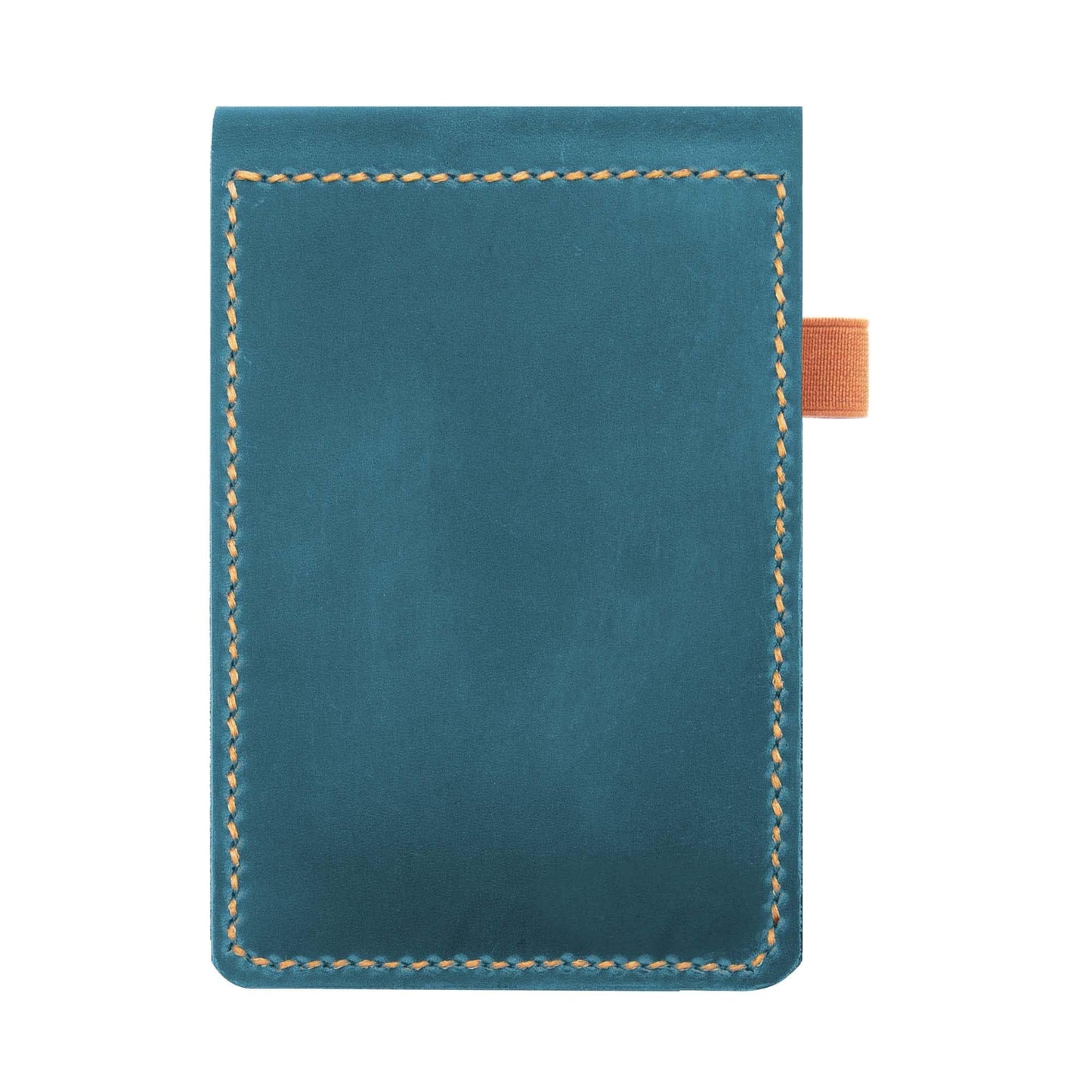 Turbosnail Real Genuine Leather Notepad Cover For Mini Pocket Notebook 3" X 5", Leather Cover For Rite In The Rain Top-Spiral Notebook,Customized Gift (Brown)
