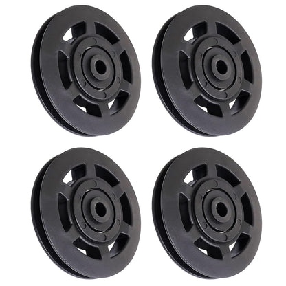 4X Bearing Pulley Wheel GYM Fitness Equipment Part Cable 3-3/4 Inch