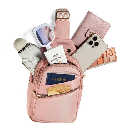 Crossbody Sling Bag Small Sling Backpack, Cross Body Bag Chest Bag for Women Men Travel Hiking Daypack