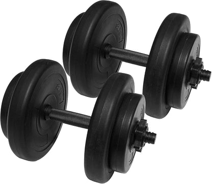 Fitvids Adjustable Dumbbell Set, 40lbs Weights for Exercise and Fitness