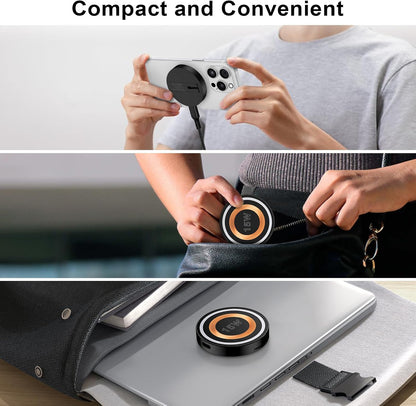 Samsung Wireless Charger Android Fast Charging Pad Wireless Phone Charger for Samsung Galaxy S25 S24 Ultra S24+ S24 S23 S22 S21 S20, Magnetic Magsafe Wireless Charger for iPhone 16 Pro Max Plus 15 14