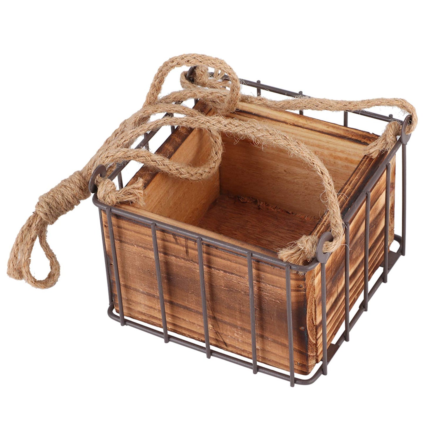 Yosoo Hanging Baskets for Plants, Home Garden Wall Storage Planter Hangings Decor Flower Plant Hanging Basket Flowerpot