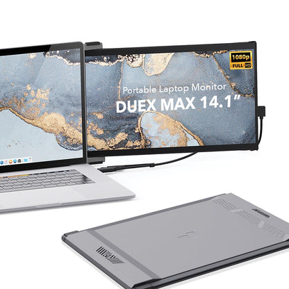 Mobile Pixels Geminos (2 x 24 inch) IPS Dual Stacked Computer Monitors with 65W USB-C Charging, 1080P Webcam&Speakers, All-Inclusive Workstation PC Monitor, USB-A/USB-C/HDMI, Ergo Design(2 Monitors)