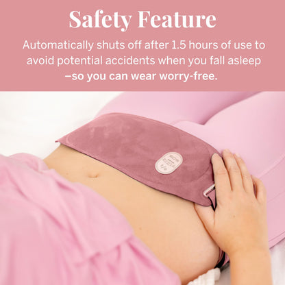 Pixie Period Heating Pad for Cramps - Thinnest Wearable Heating Pad - Unnoticeable Under Clothes - Best Portable Pain Relief Belt Device with Heat On The Market - Hours of Menstrual Pain Relief