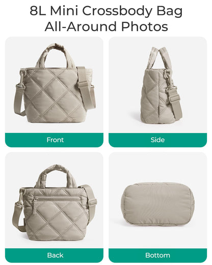 BAGSMART Crossbody Bags for Women, Small Crossbody Bag Cross Body Purse Mini Tote Travel Purse Shoulder Handbags Wallet