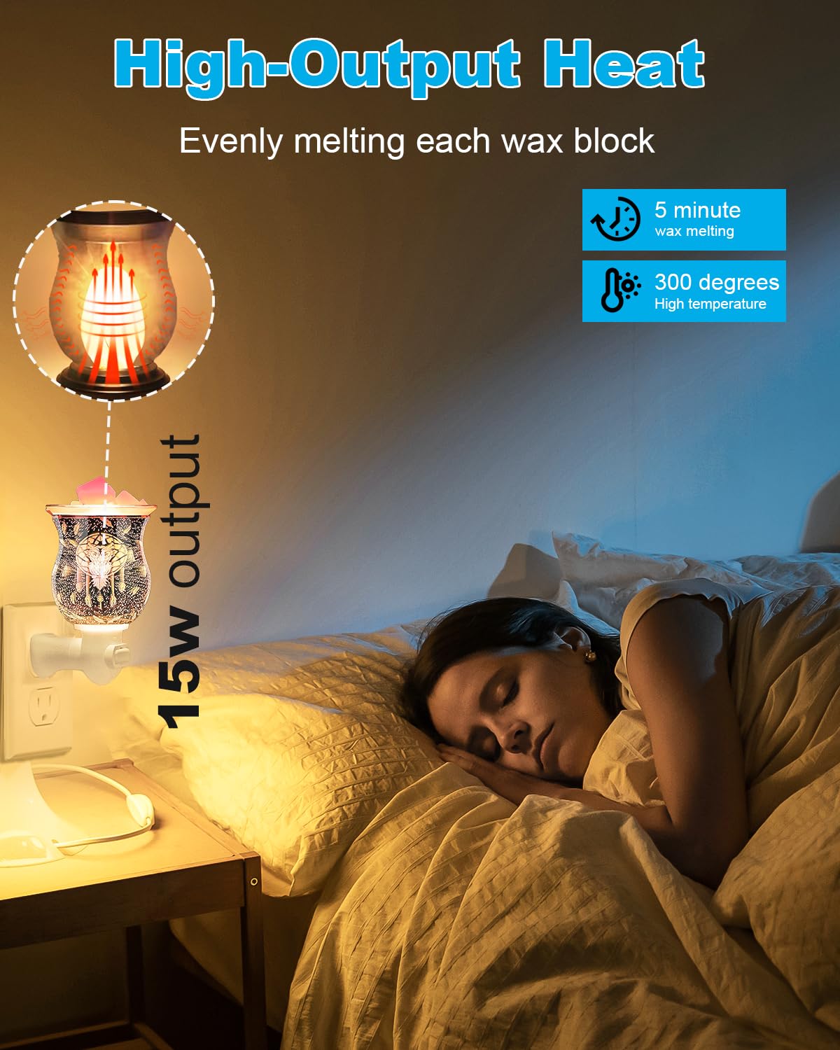 Night Light Bulb Warm White Replacement Bulbs - E12 Light Bulbs - 7Watt Incandescent Light Bulbs - 15 Packs, Warm White Glow - Dimmable (Night Light Bulbs 7 Watt)