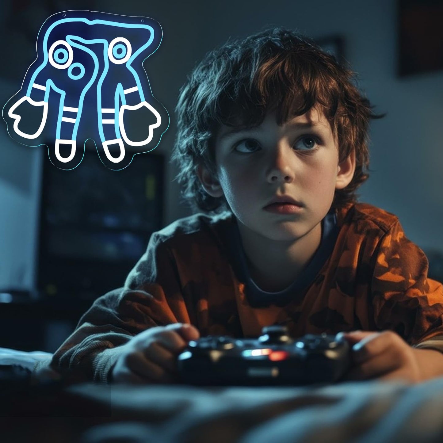 Game Neon Sign, Dimmable 67 Funny Figures Wall Light Decor for Bedroom Club Cafe Bar Funny Fans Birthdays Gifts12.6 * 12.2Inch
