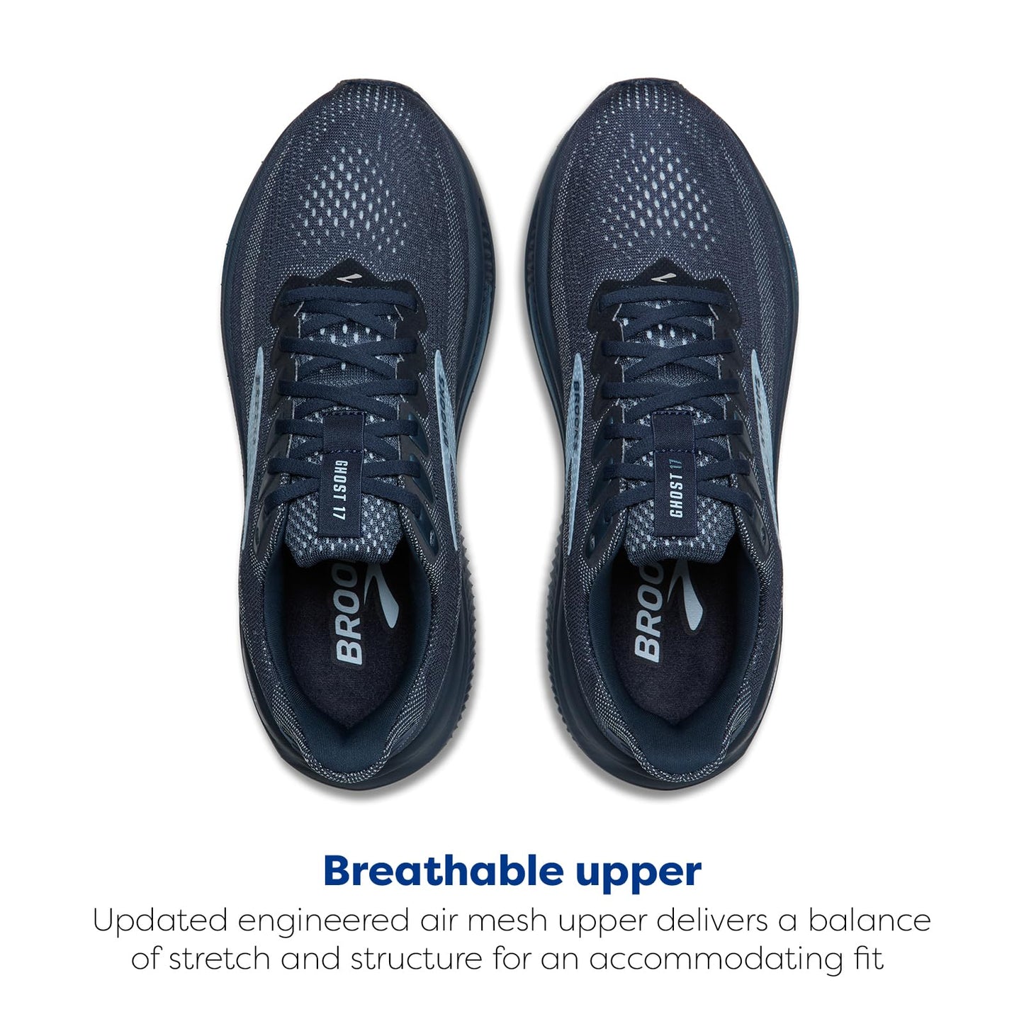 Brooks Women’s Ghost 17 Neutral Running Shoe - Spellbound/Skyway - 7.5 Medium