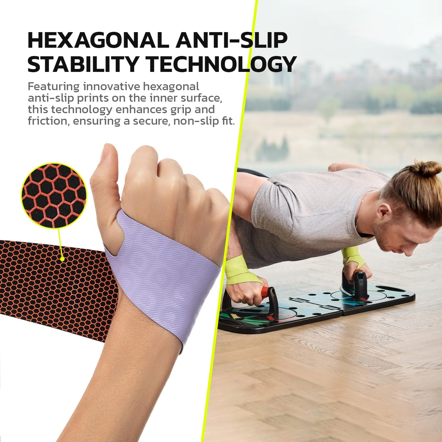 Adjustable Wrist Brace for Pain Relief, Carpal Tunnel & Tendonitis Support – Ergonomic Compression, Breathable & Anti-Slip Design, Fits Left & Right Hand, Ideal for Sports, Gaming & Office Use 2pcs