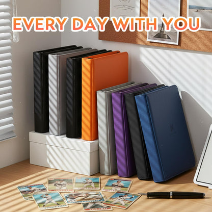 1000+ Pockets Premium Trading Card Binder, 16 Pockets Trading Card Binder Ringless Side Loading Trading,Card Holder Folders for MTG, TCG, Game Cards & Sports Cards(Black)