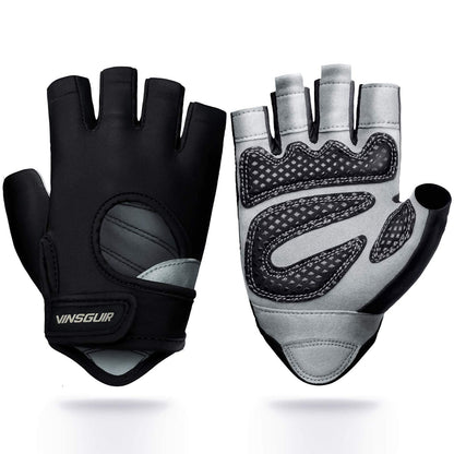 VINSGUIR Workout Gloves for Men and Women, Weight Lifting Gloves with Excellent Grip, Lightweight Gym Gloves for Weightlifting, Cycling, Exercise, Crosstraining, Pull ups, Fitness, Climbing and Rowing