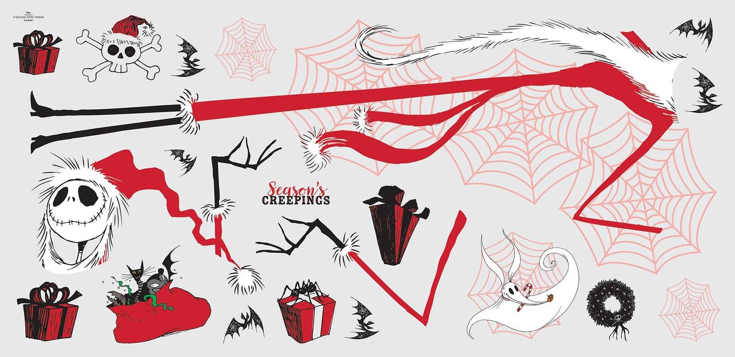 RoomMates Disney Nightmare Before Christmas Holiday Giant Peel and Stick Wall Decals by RoomMates, RMK5411GM