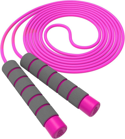 Adjustable Kids Jump Rope - Soft Foam Handles for Outdoor Fitness | Perfect for Boys & Girls