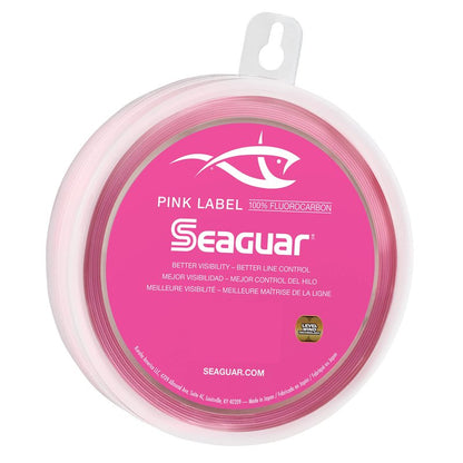 Seaguar Pink Label 100% Fluorocarbon Fishing Line Leader - 25yd, 25lb - 25PL25