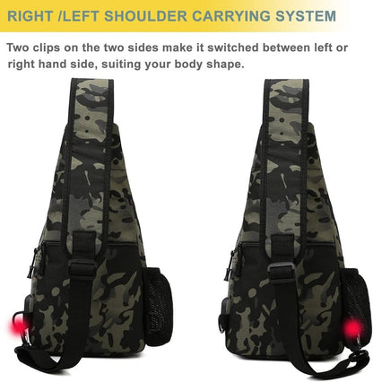 Tactical Shoulder Bag - 1000D Molle Military Backpack | Outdoor Daypack in Blue