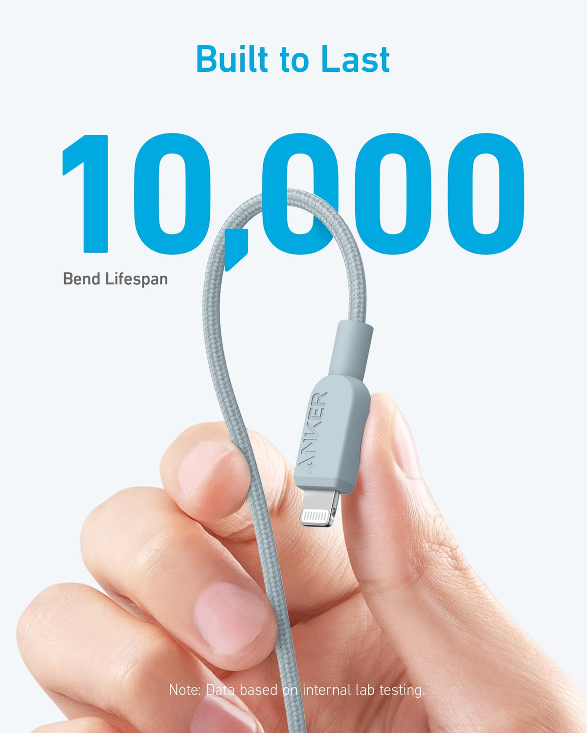 Anker 310 USB C to Lightning Cable(6FT,2Pack, Black), MFi Certified for iPhone 14 Series, and More(Charger Not Included)