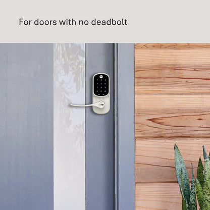 Yale Assure Lever - Keypad Lever Lock (for Doors with no deadbolt) - Keyless Entry with pin Code Unlocking and one-Touch or Auto-Locking - Black Suede