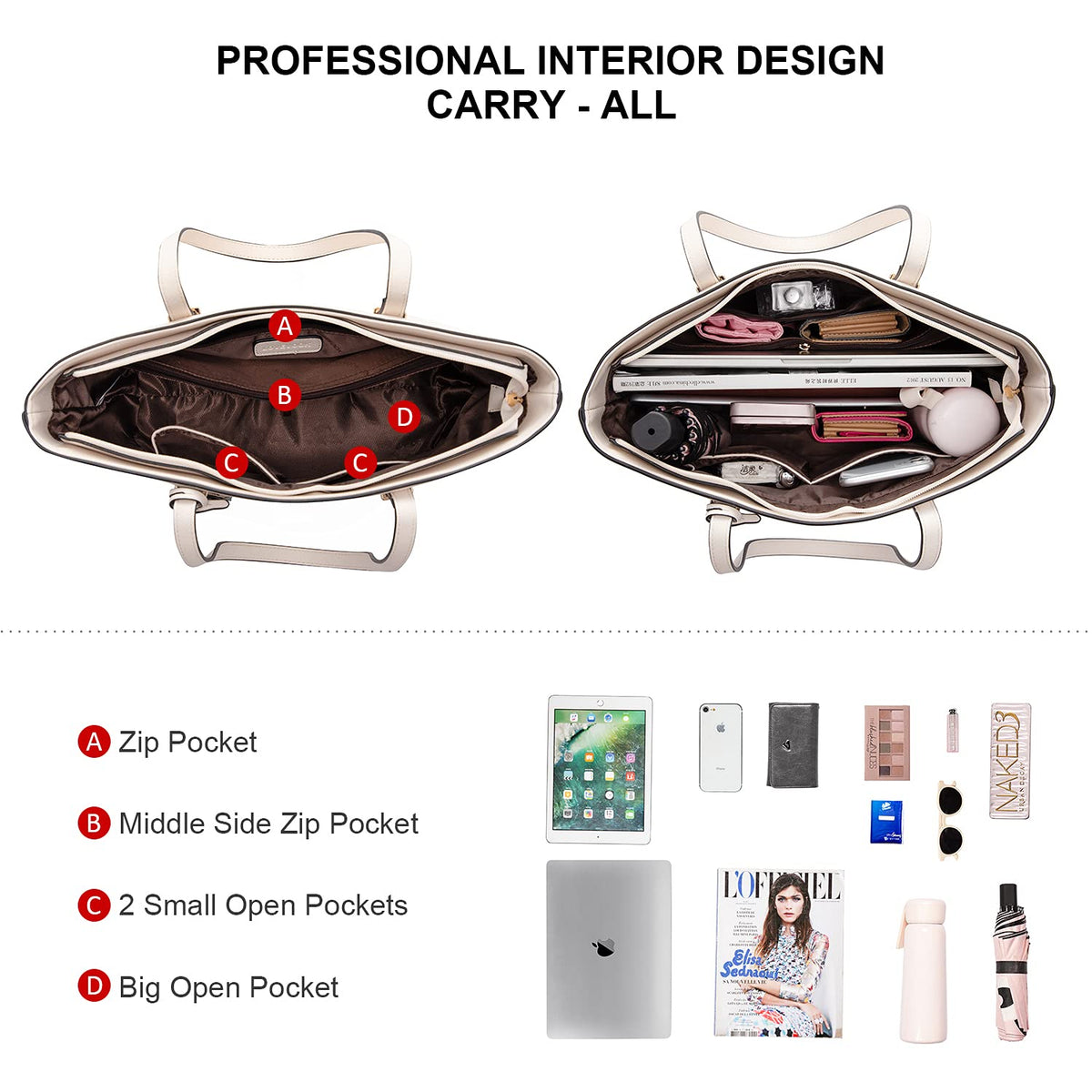 LOVEVOOK Purses and Handbags for Women Fashion Tote Bags Shoulder Bag Top Handle Satchel Bags