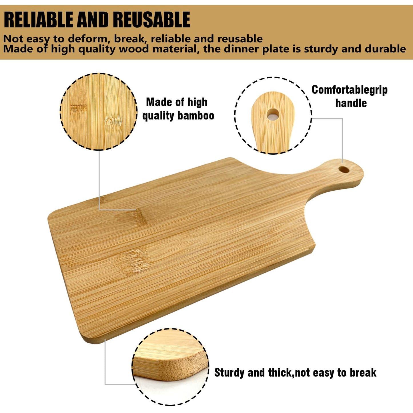 12 PCS 11" x 5" Cutting Board Bulk,Mini Charcuterie Boards,Wood Chopping Board Laser Engraving Serving Board with Handle,DIY Christmas Wedding Housewarming Gift Cooking Decor
