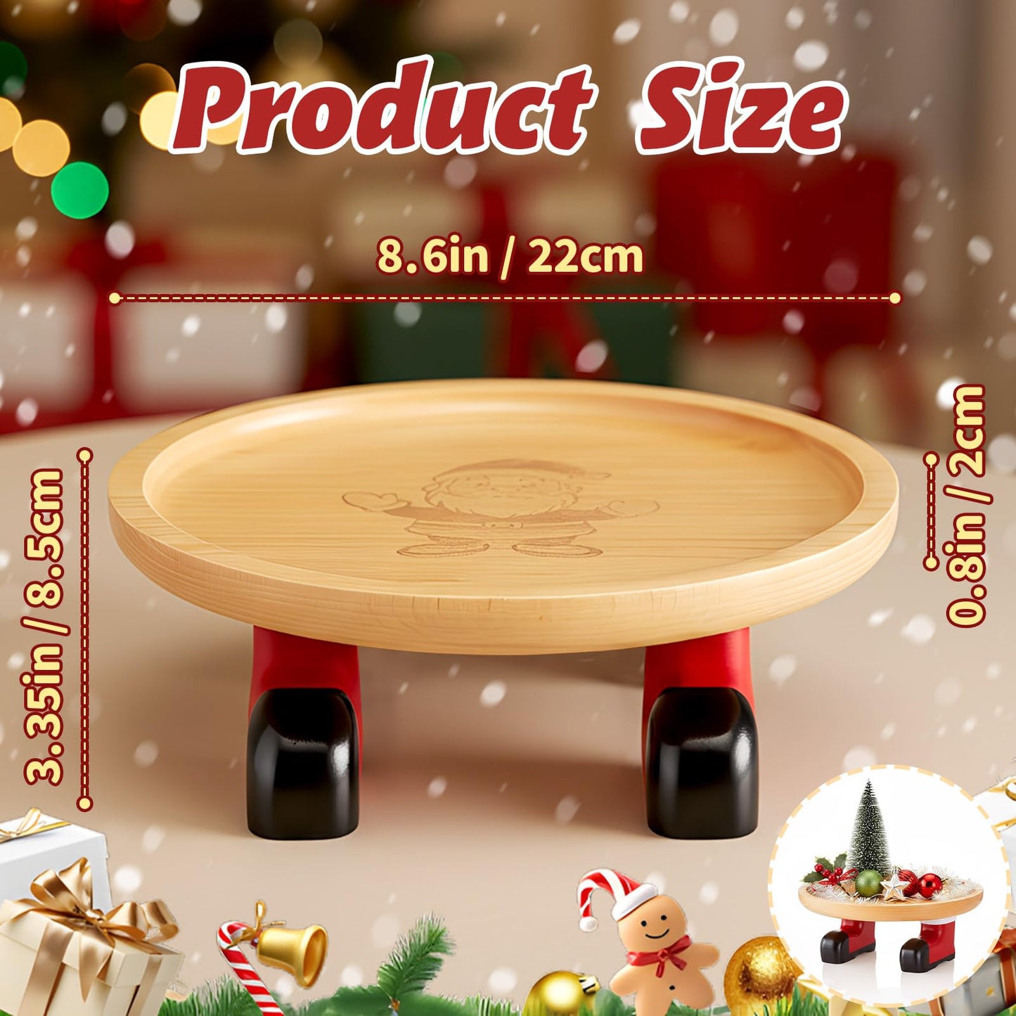 Fiwochic Entryway Table Key Bowls, 8.6'' Handmade Decorative Bowl for Festive Entryway Table, Candy Cookies and Christmas Kitchen Decoration Housewarming Gift