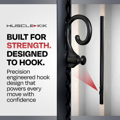 Aluminum Wall-Mounted Anchor Fitness System - Adjustable, Multi-Functional, Space Saving Home Gym Solution for Strength Training, 100+ Exercises, Easy Installation, 300lbs Capacity