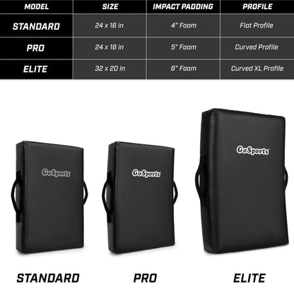 GoSports Blocking Pads - Great for Martial Arts & Sports Training (Football, Basketball, Hockey, Lacrosse and More) - Standard or XL Sizes