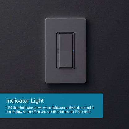 Lutron Claro Smart Light Switch for Caseta Lighting, for LED Lights, Fans, 5 Amp, Single-Pole/3-Way, Neutral Required, DVRF-5NSS-WH-2, White, 2 Pack