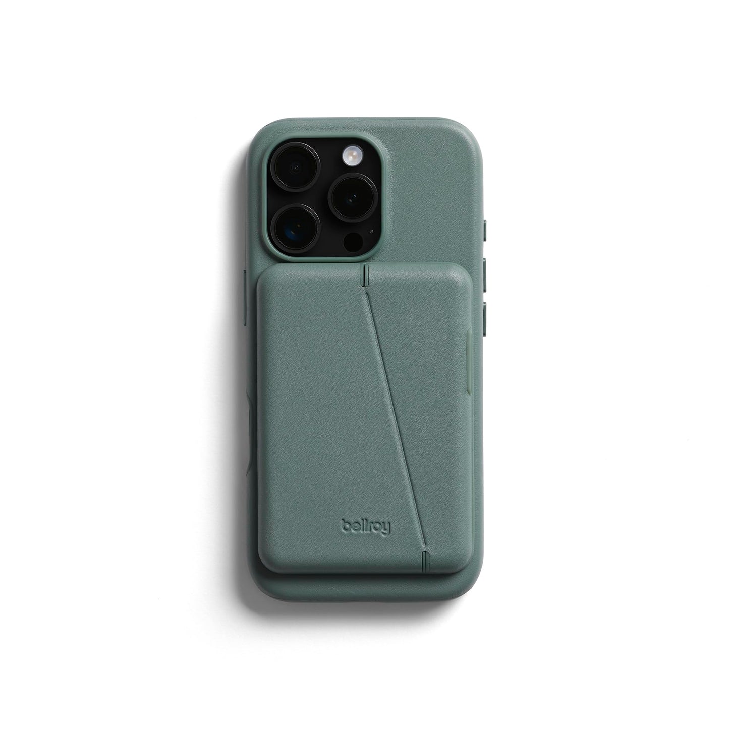 Bellroy Mod Phone Case + Wallet for iPhone 16 Pro (Slim Leather iPhone case, Phone Wallet) - Agave