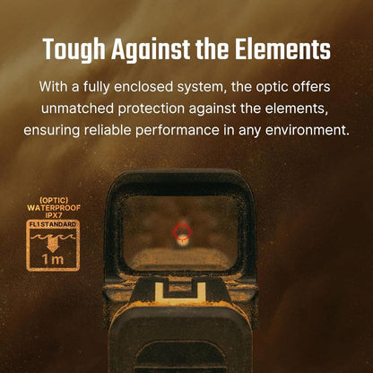 OSIGHT SE 2 MOA Dot & 32 MOA Circle | Dual Reticle Green Dot Sight for RMSc Footprint