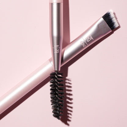 Real Techniques Eye Shade & Blend Makeup Brush Trio, For Eyeshadow & Liner, Makeup Tools for Shaping & Grooming Brows, Defined Makeup Look, Synthetic Bristles, Vegan & Cruelty-Free, 3 Count