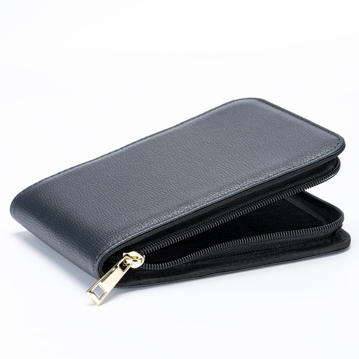 Lanxivi Fountain Pen Roller Pen Pu Leather Case for 12 Pens (Black)