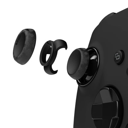 SCUF Control Thumbstick Grips - 6 Pack with 2 Bases - Tactic - Joystick Thumb Grips For Xbox One and Xbox Series X & S, PS4, PS5, Nintendo Switch Pro Controller - Black