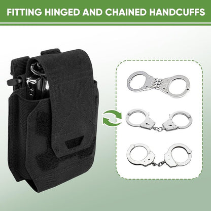 Handcuff Holster - MOLLE Handcuff Case for Multiple Cuffs | Tactical Pouch for Duty Belt & Vest