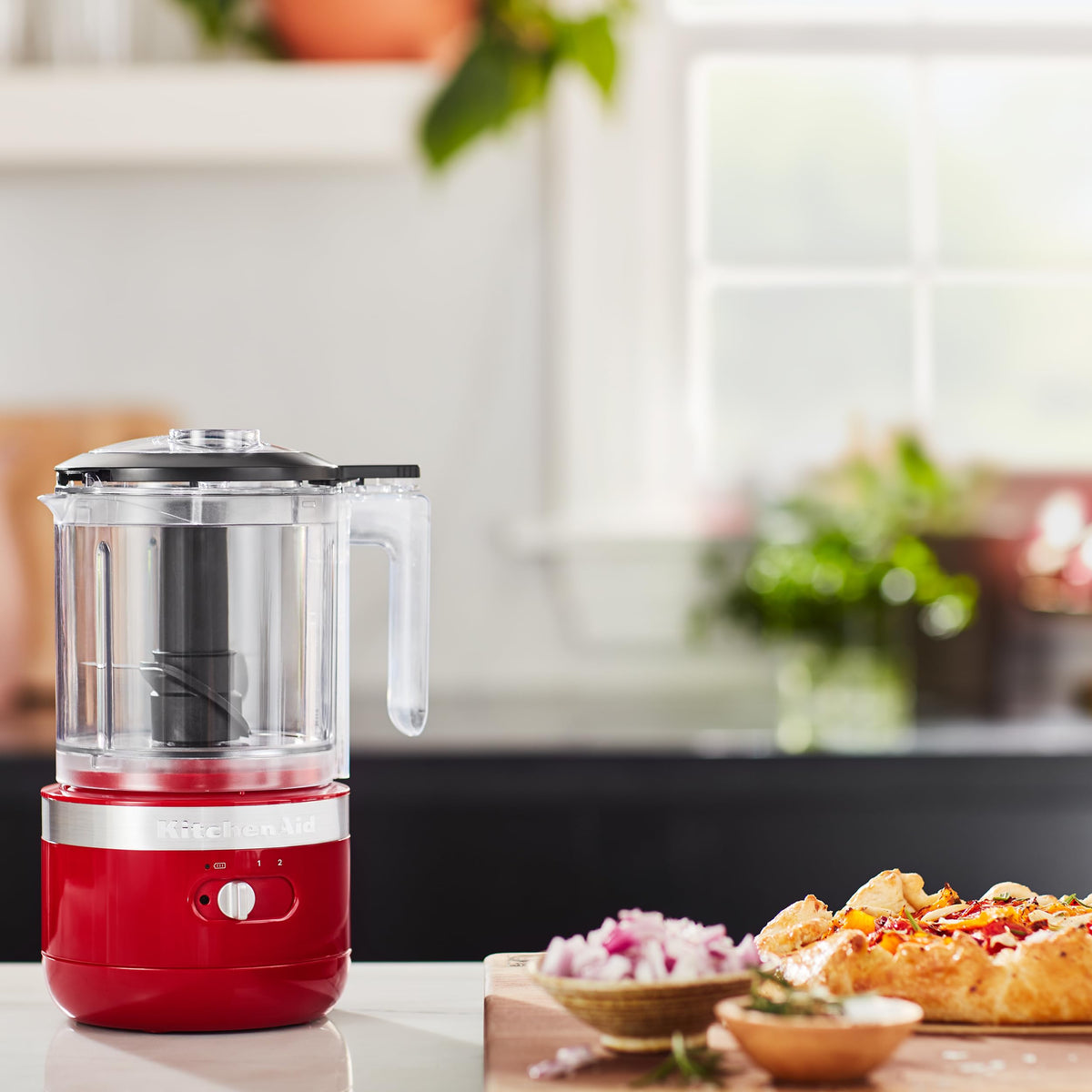 KitchenAid 5 Cup Food Chopper KFC0516ER, Empire Red