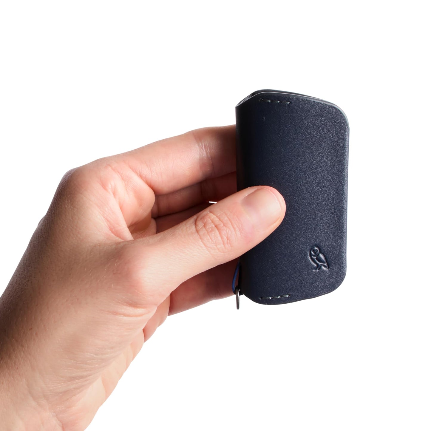 Bellroy Key Cover – Third Edition (Leather Key Holder, Holds 2 – 4 Keys) - Navy